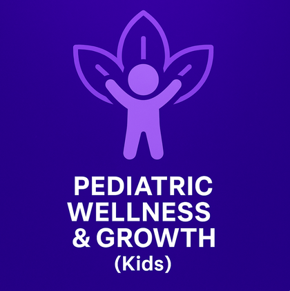 Pediatric Wellness & Growth frequency panel in the Genius Insight app