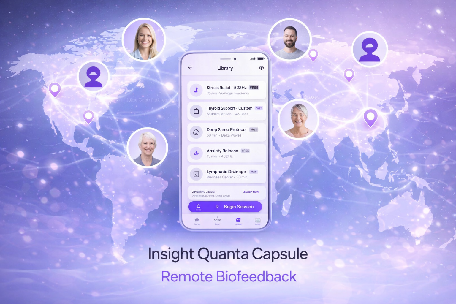 50 Pack | Insight Quanta Capsule | Save $1138  | Remote Biofeedback  Apps - INSIGHT HEALTH APPS