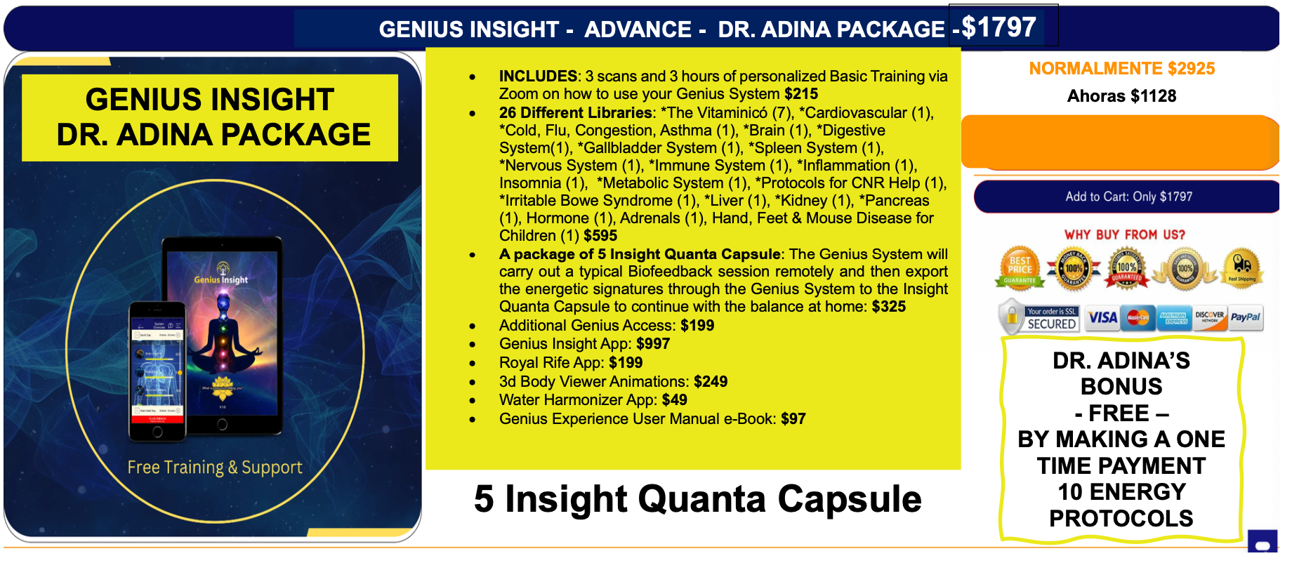 Dr. Adina Advanced - INSIGHT HEALTH APPS