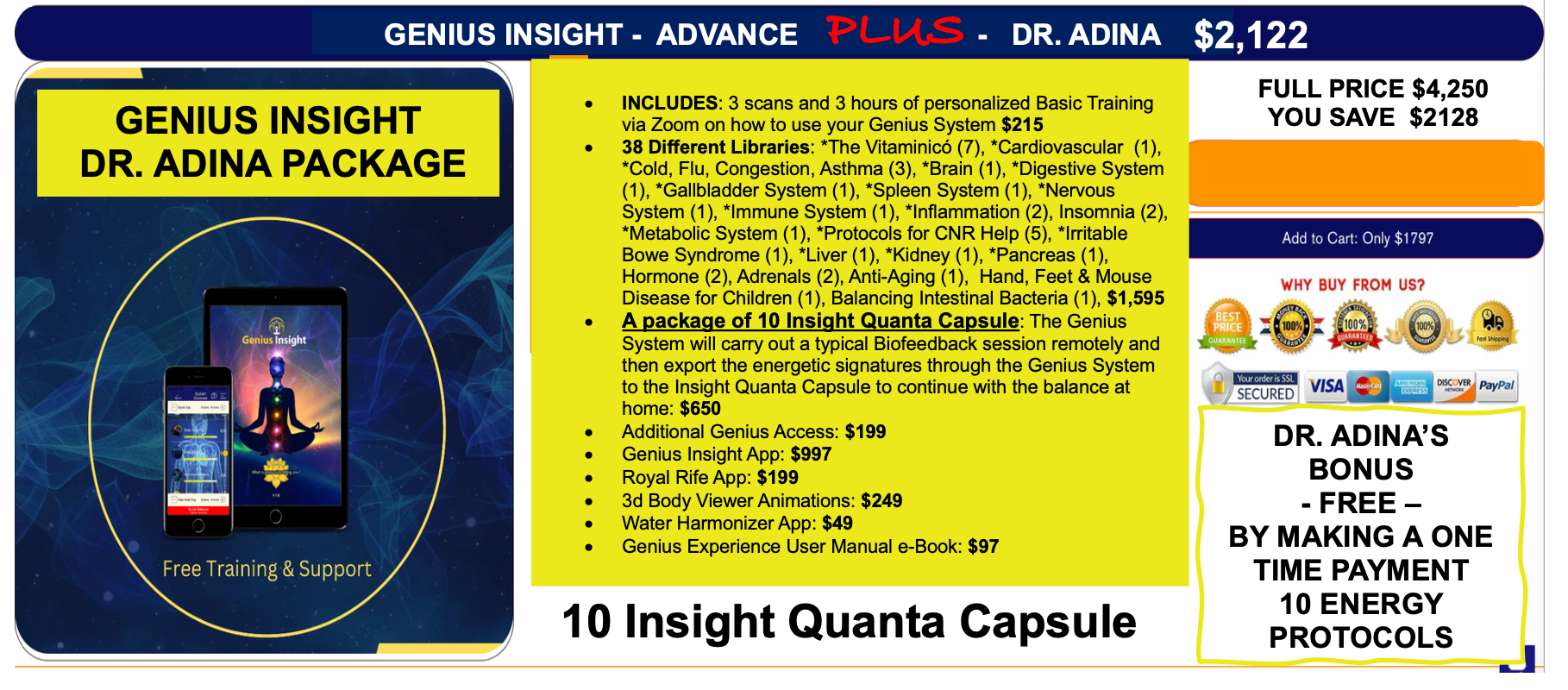 Dr. Adina Advanced PLUS - INSIGHT HEALTH APPS