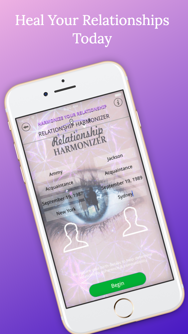 Relationship Harmonizer App | Heal Your Relationship | Are You Compatible? - INSIGHT HEALTH APPS